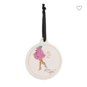 Saks Fa la la ornaments